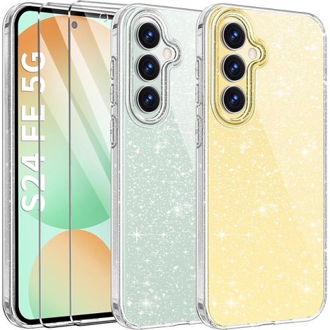 Handyhülle S24 FE TPU Silikon Samsung Galaxy S24 FE Transparent (1/5)