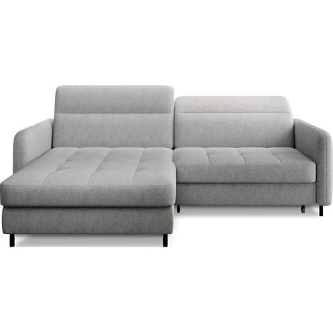 Sofá de esquina colección GOUMSI color Gris claro (1/5)