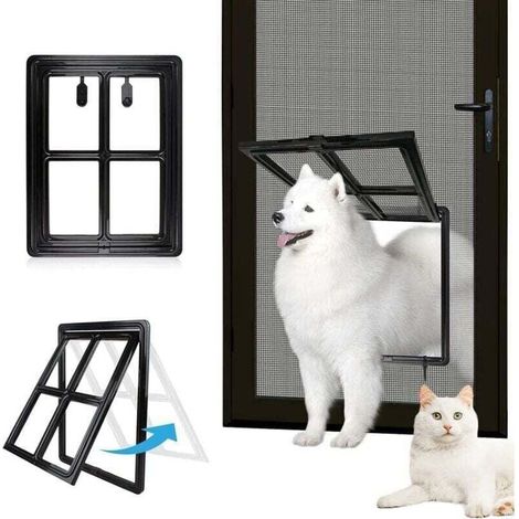 Porte pour animaux de compagnie - Grand 30,5 cm x 40,6 cm (12' x 16') (1/4)