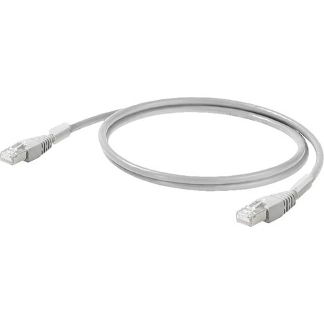 Weidmüller 2661950040 RJ45 Patchkabel CAT 6a S/FTP 0.40 m Grau 1 St.