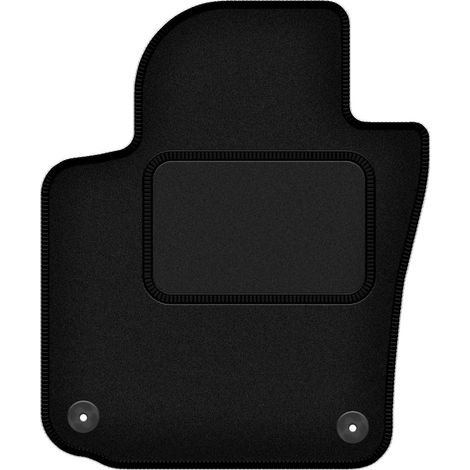 Tapicería negra mate para el asiento del conductor para: Volkswagen Golf VI cabrio (2011-2016)