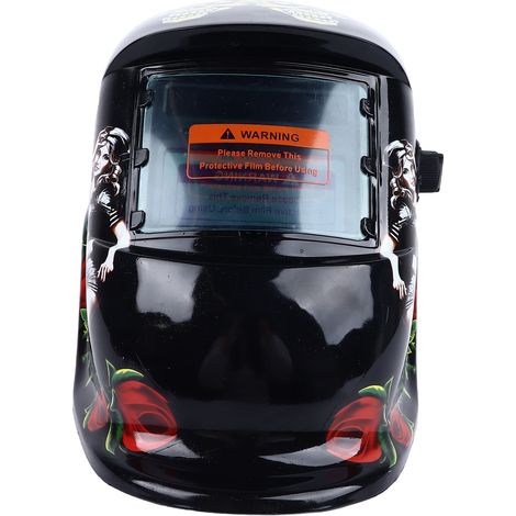 Casque de soudure auto sombrant grande vue solaire large teinte capuche pour soudure TIG réglable noircissement (1/5)