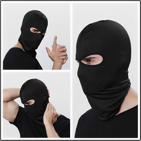 Maschera da moto in lycra per attività all'aperto,passamontagna da sci per uomo e donna,sottile e traspirante,per ciclismo invernale ed estivo (1/5)