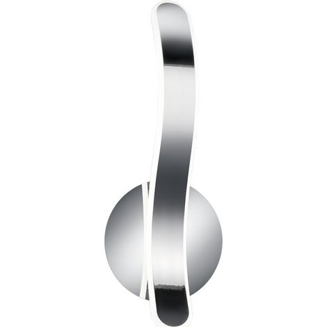 PARMA APPLIQUE LED 11W 1400lm, 4000K CROMO CON DIMMERAZIONE AD INTERRUTTORE H.39CM (1/3)