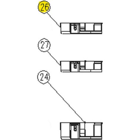 Ersatzteil - Oberes Balkongitter (Position 26) -  - FAGOR