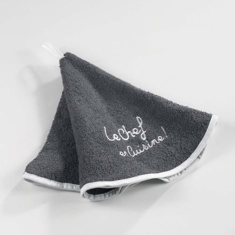 Essuie main Torchon Le chef en cuisine Anthracite (1/3)