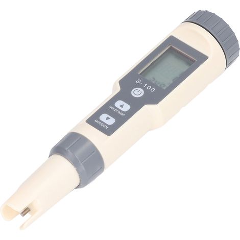 4-in-1-Wasserqualitätstester im Stiftformat (Salzgehalt, elektrische Leitfähigkeit, TDS, Temperatur) mit Hintergrundbeleuchtung S-100 (1/5)