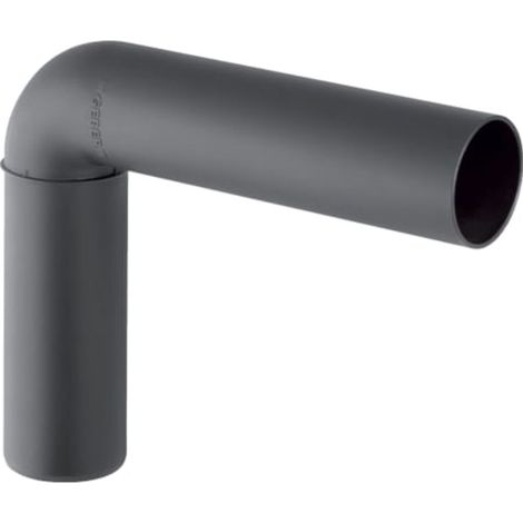 Geberit Silent-PP Codo de conexión 90° alargado, DN 50, 390.287.14.1