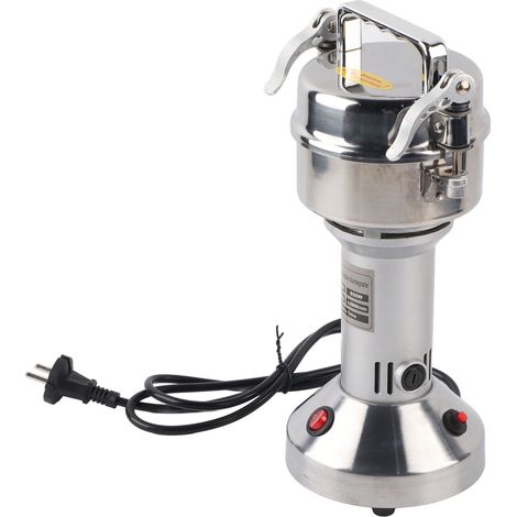 Moulin à Café Électrique 100g en Acier Inoxydable, Broyeur à Grains de Café Compact avec Prise UE 220V, Machine à Moudre pour Maison (1/5)