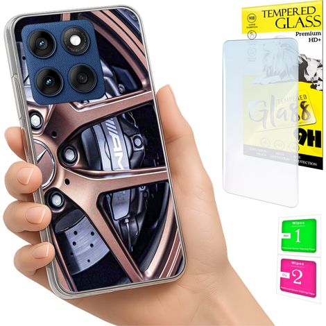 Custodia per Motorola Edge 60 Fusion / Edge 60, cover posteriore in vetro. (1/5)