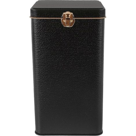 Boîte à thé en fer-blanc, bocal de rangement pour thé en vrac, récipient portable pour thé. (1/4)