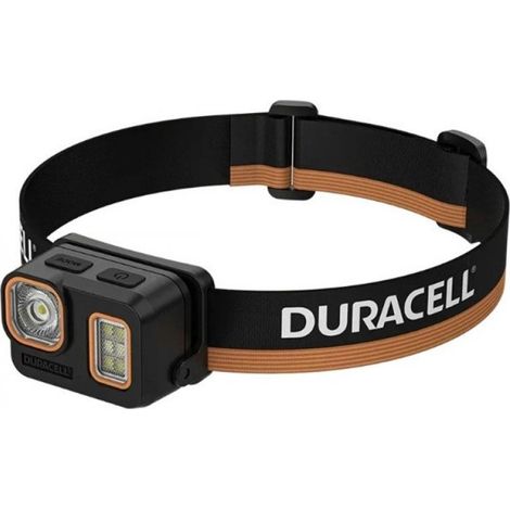 Duracell DH500R Linterna frontal negra, naranja (1/5)