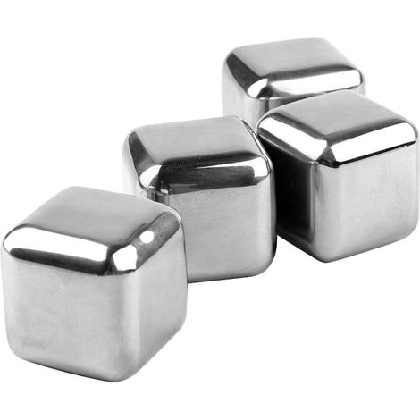 Metaltex 253504000 Inox, cubetti di ghiaccio in acciaio inox (1/3)