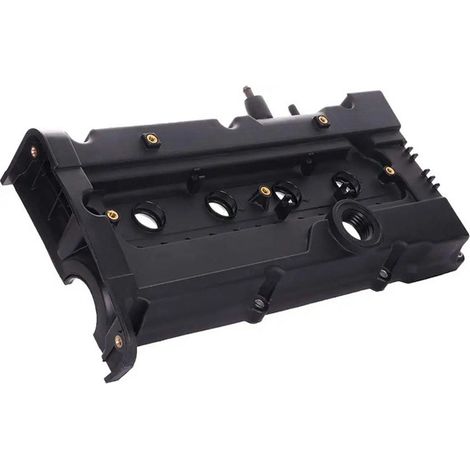 One set of black ABS for Hyundai Accent 2001-2004, including valve cover, cylinder head, and engine. (1/4)