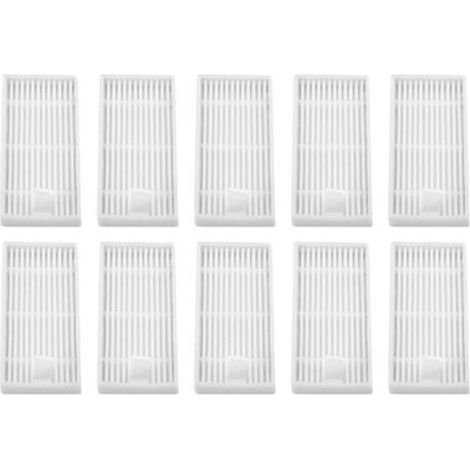 10 Stück HEPA-Ersatzfilter für ILIFE v1 v5 v5 v3 v3 Saugroboter (Filtrationsteile, Ersatzteile)