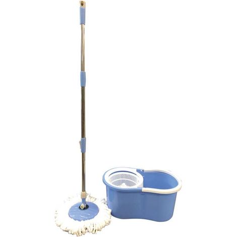 Spin Mop per Lavaggio Pavimenti - Blu - 45x25x21,5 cm (1/3)
