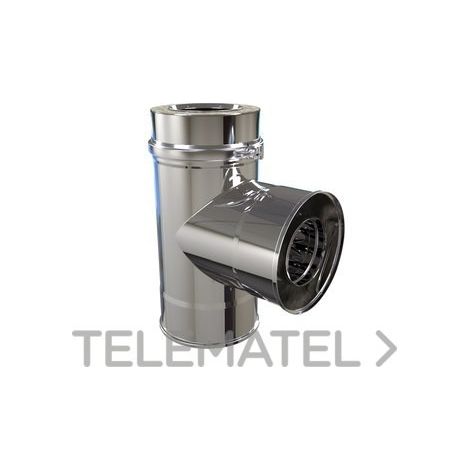 TE 90º SIN TAPA Ø 180 D/PARED 4021804 SCHUTZ