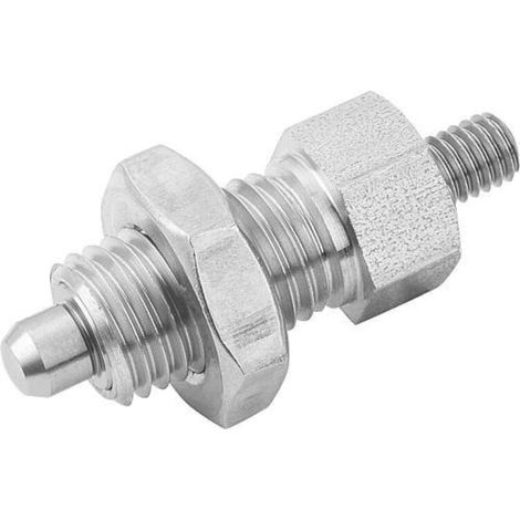 KIPP Arretierbolzen M24x2 Form F Edelstahl gehärtet Gr. 5 (1/3)