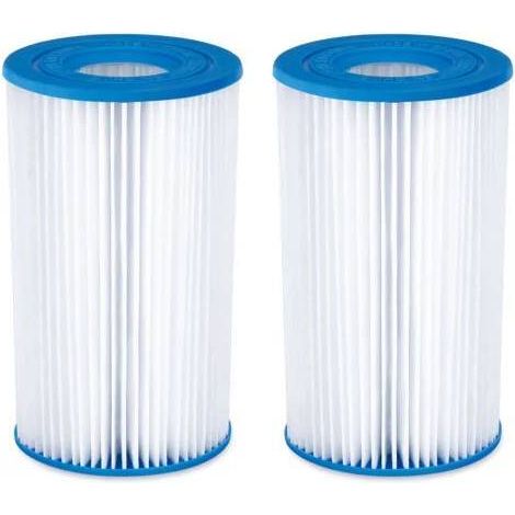Cartouches filtrantes pour piscine, 2 boîtes par paquet, adaptées aux piscines extérieures (1/4)