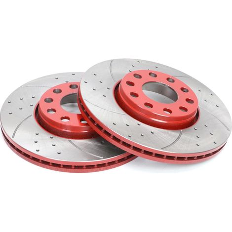 BREMSSCHEIBEN "MS" SPORT-EXTREME 2 Stk. vorne li./re. SKODA SUPERB I, VW PASSAT 1.6-2.8 08.96-03.08 (1/3)