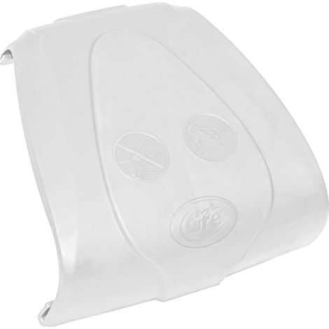 GRE – Embellisseur de plage droit blanc 150 mm pour piscines hors sol – Finition esthétique – Compatible avec modèles Fidji, Finlande, Bora Bora (1/2)