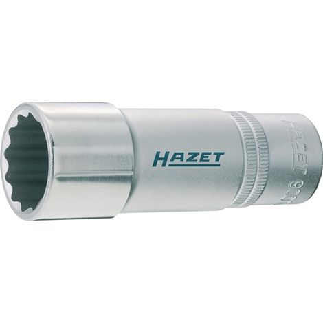HAZET Steckschlüsseleinsatz DIN3124 lang 12-kant 1/2" 24mm (1/5)