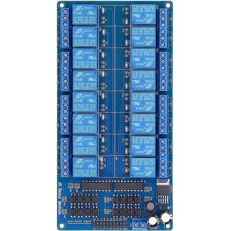 16-Kanal-Relaismodul mit hoher Genauigkeit, 12 V, RJ45-Schnittstelle für Industrieanlagen
