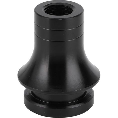 Adaptateur de soufflet de levier de vitesse M12x1,25 en alliage d'aluminium pour véhicules à transmission manuelle, noir (1/5)