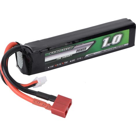 Airtonk Power 3S 11.1V 1000mAh 15C Batterie Lithium Connecteur T Plug (1/5)