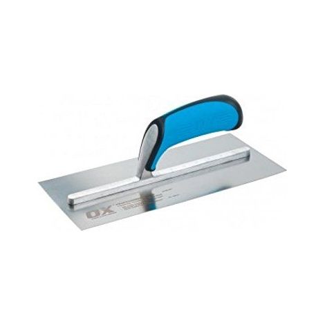 Ox p011014120x 356mm en acier inoxydable Truelle plâtrier-Bleu