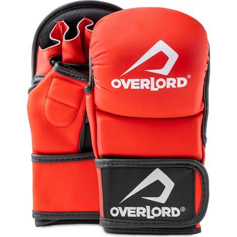 Guantes de torneo Overlord MMA rojos talla S (1/3)