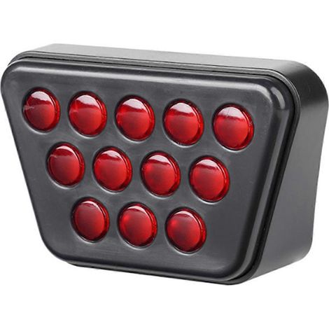 Feux de freinage clignotants 12 V pour voiture, llegada de 12 LED (1/5)