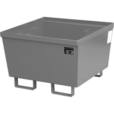 Bauer Südlohn Bac de récupération AO-1, peint, gris souris