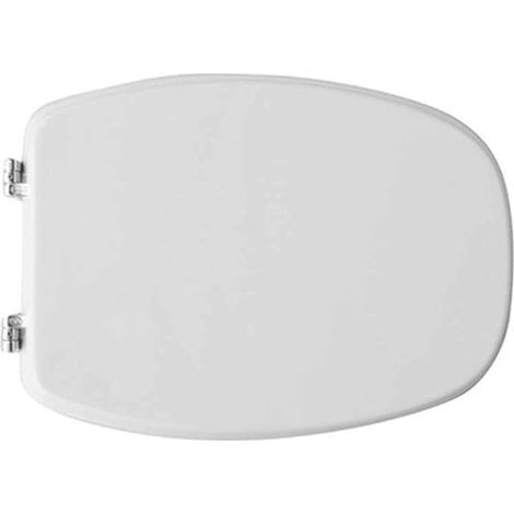 Copriwater Tavoletta Asse SEDILE WC PER CESABO VASO ELEGANT Bianco