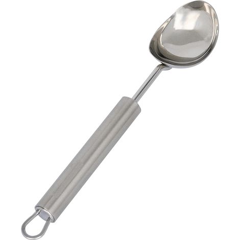 Paletta per gelato standard, robusta paletta in metallo - Manico ergonomico, lavabile in lavastoviglie, cucchiaio in acciaio inossidabile, ideale per gelato, sorbetto e altro ancora (1/5)