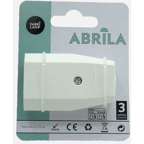 Eco Base aérea Blister Mod3 2P+T 10a 230v Blanca 2x4x6cm (1/4)