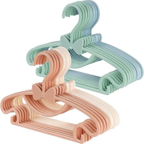 Cintres pour bébé - Colorés - 20 pièces - 100% plastiques PP - Mixte - Enfant (1/4)