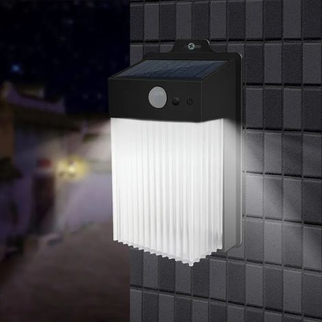 Lampe extérieure LED à énergie solaire, 6000K-AquaForge