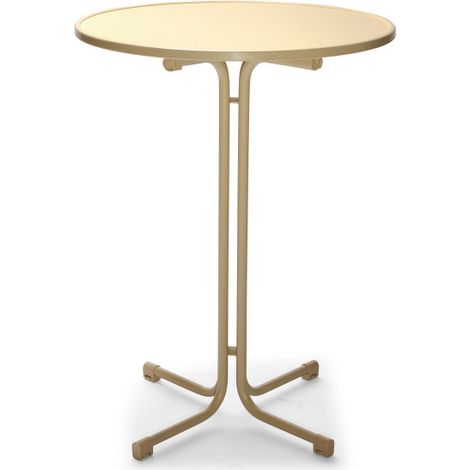 Mange-debout pliable Ø 80 cm Sable - Feros (1/2)