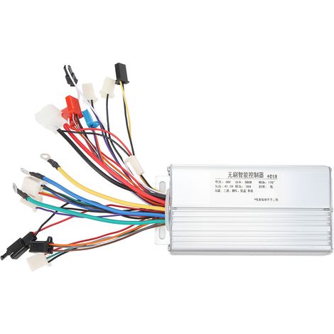 Contrôleur de moteur sans balais 48 V 500 W en alliage d'aluminium pour vélo électrique et scooter électrique (1/5)