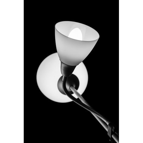 Lámpara de pie BOWL E27+E14 negro (1/3)