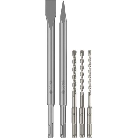 Bosch Drill Bit SDS plus-3C Chisel and Drill Bit Set, 5pcs 2607012088 (1/5)