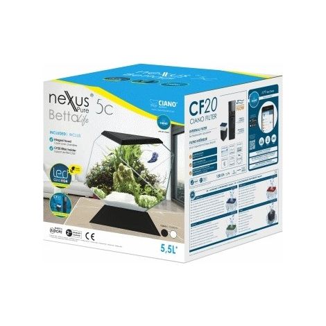 ACUARIO NEXUS 5C BETTA LIFE. NEGRO