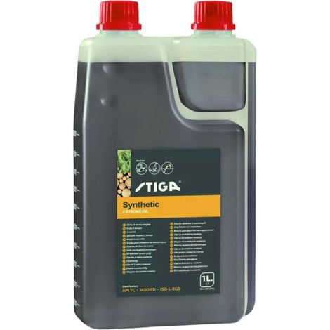 STIGA Olio sintetico 2 tempi 1 litro con dosatore