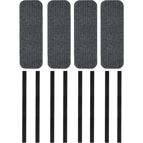 Adatto per singoli tappetini per scale di camper, 19,5 x 7,5 cm, tappetini adesivi per scale di camper, tappetini per scale di case mobili, adatto per Lippert.