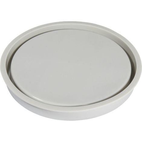 Moule rond en silicone, 1 pce, ø 17cm, H 2,1cm, béton créatif, résine époxy, décoration, soucoupe, sous-verre, gray (1/5)