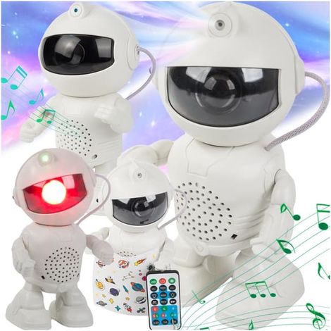 Veilleuse projecteur spatial - Lampe astronaute pour chambre d'enfant avec musique (1/5)