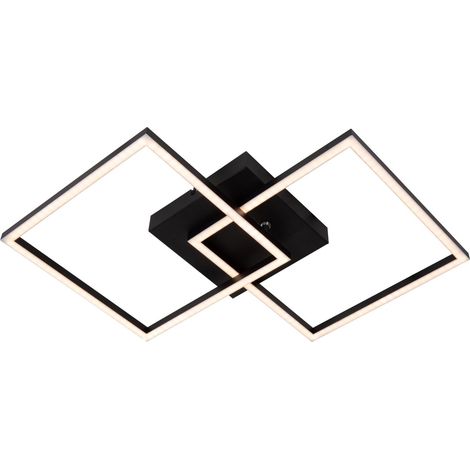 Lucide ARIANNE - Deckenleuchte - LED - CCT - 1x23W 2700K/4000K - Schwarz (1/5)