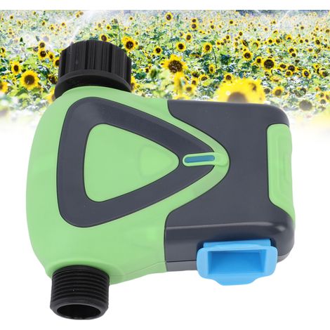 Aspersor con conexión WiFi para aspersores de 3/4 de pulgada, control por aplicación y voz, control remoto de riego inteligente, resistente al agua con certificación IP65, alcance de 45 m. (1/5)