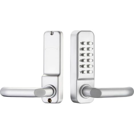 Serrure Mécanique À Code Étanche En Alliage De Zinc, Épaisseur Porte 30-60mm, Installation Facile Sans Clé Pour Intérieur Et Bureau (1/5)